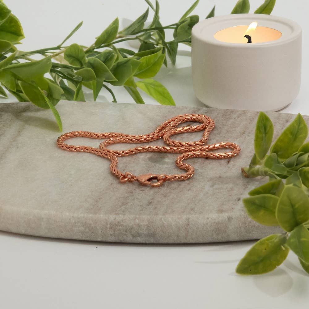 Halskæde med kobberled - Halskæde fra Ayurveda Specialist B.V. hos The Prince Webshop