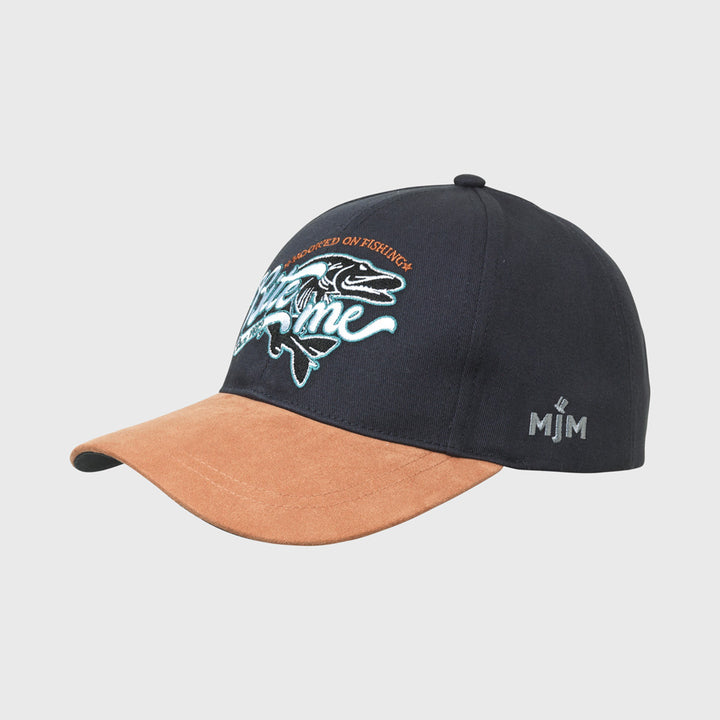 MJM Bite Me Organic Cotton Navy Baseball Cap