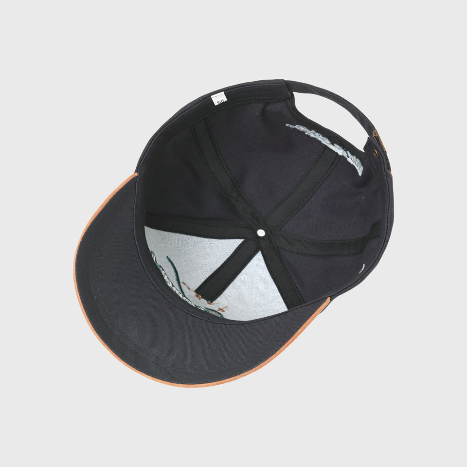 MJM Untamed Angler Organic Cotton Navy Baseball Cap - Baseball Cap fra MJM Hats hos The Prince Webshop