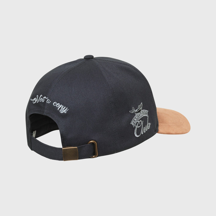 MJM Untamed Angler Organic Cotton Navy Baseball Cap