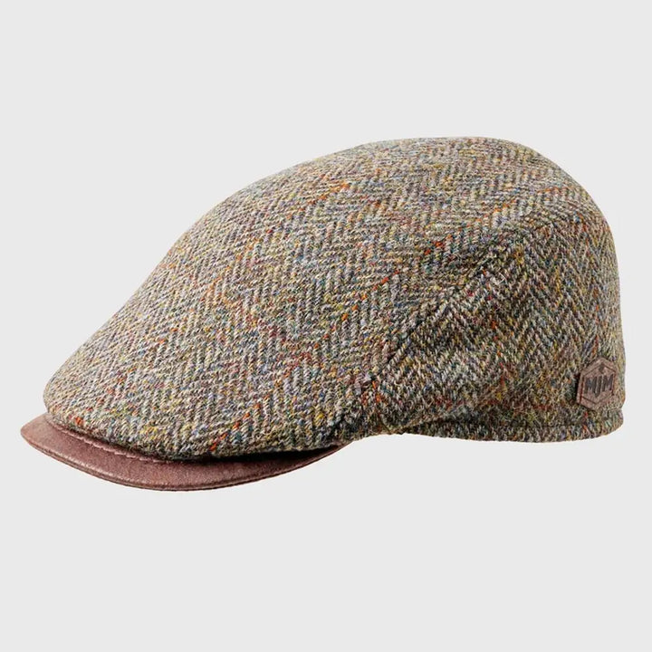 MJM Bang 32 Harris Tweed Green Herringbone Sixpence