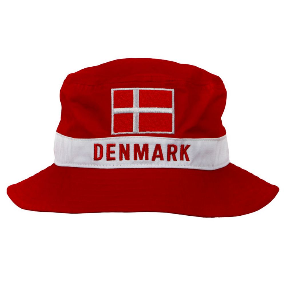 Danmark Rulle Hat - Red White