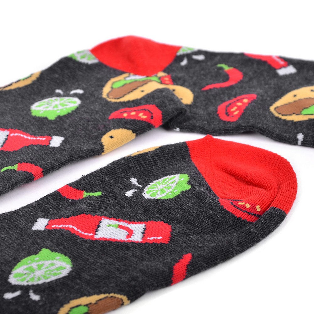 1 par Taco Novelty Socks - Roliga strumpor