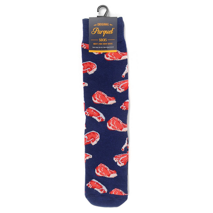 1 par Meat Lovers Novelty Socks - Funny BEEF Socks