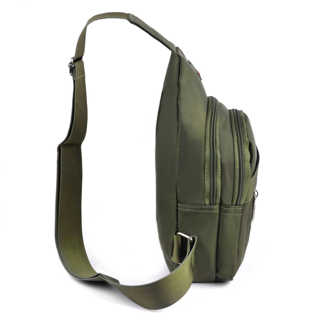 Sporty Olivegreen Crossbody Shoulder Sling Bag - Taske fra Westend hos The Prince Webshop