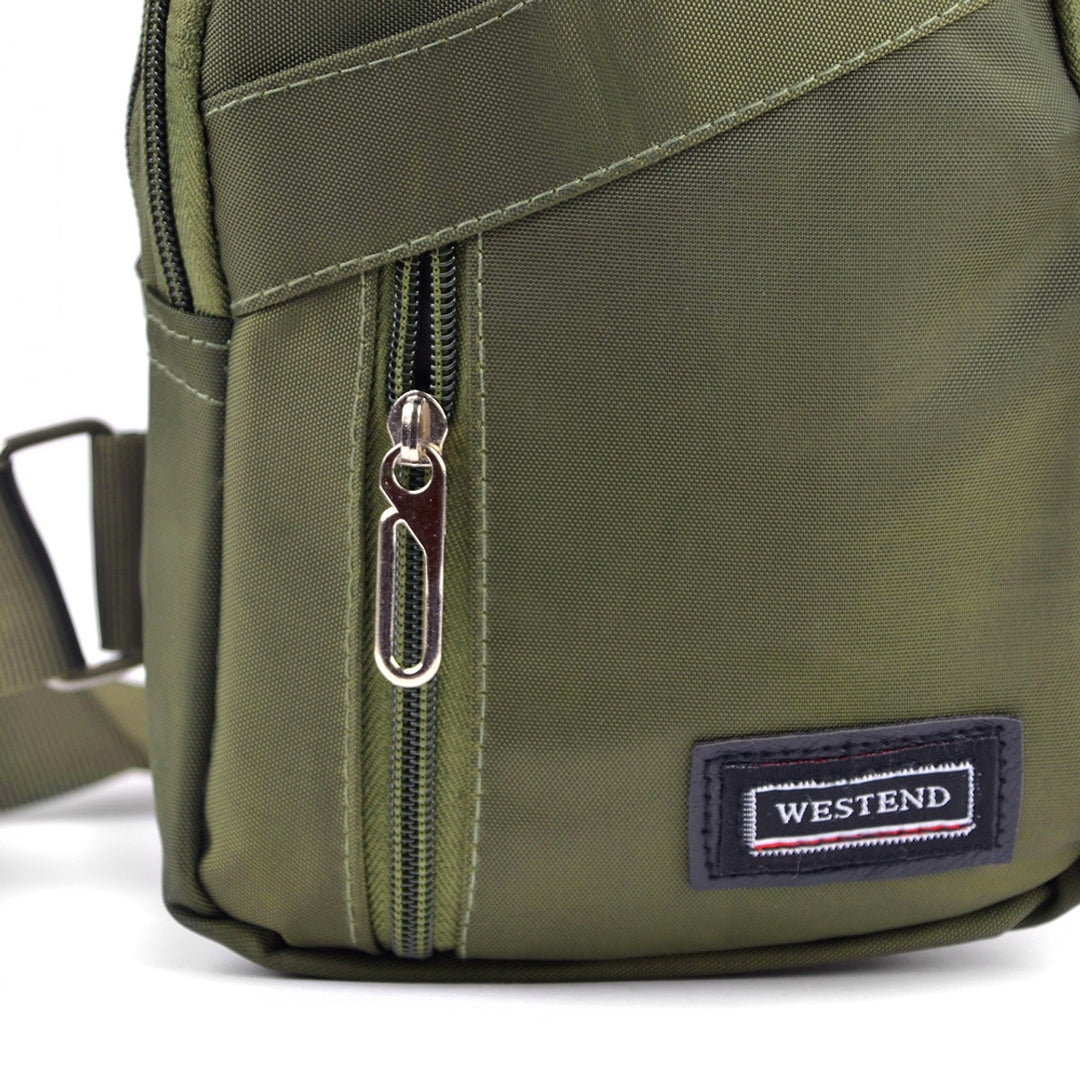 Sporty Olivegreen Crossbody Shoulder Sling Bag - Taske fra Westend hos The Prince Webshop