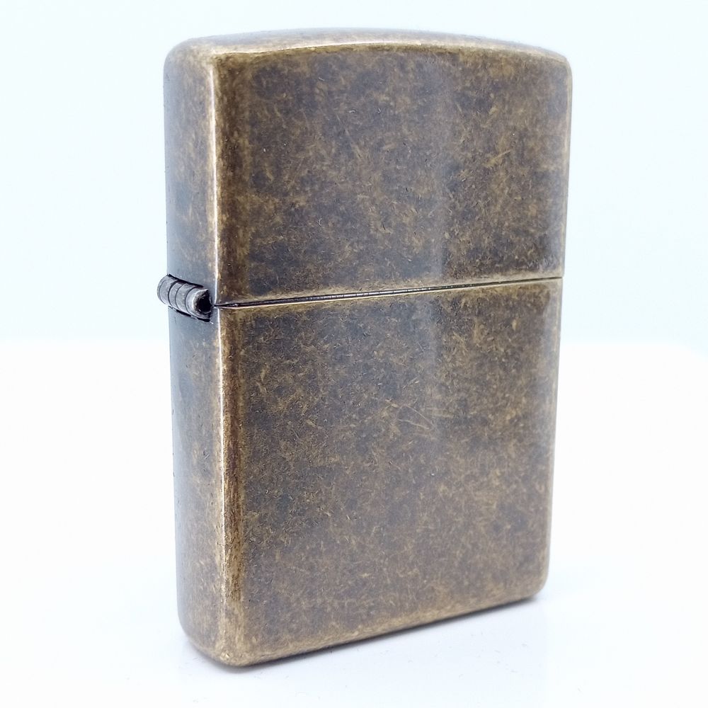 Original Zippo Lighter Antique Brass