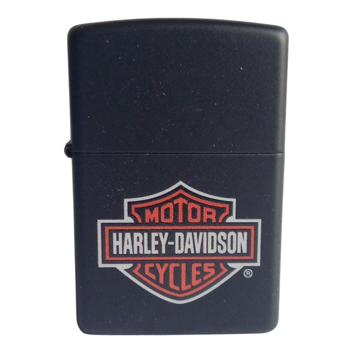 Harley Davidson Zippo lättare orange logotyp