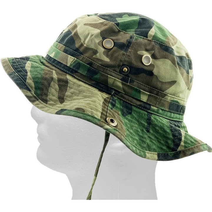 Ethos Boonie Safari Hat Green Camo