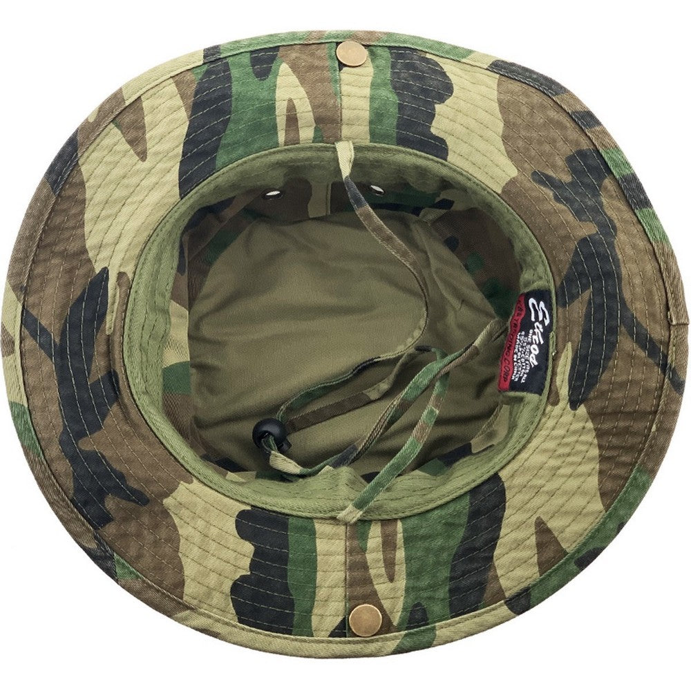 Ethos Boonie Safari Hat Green Camo