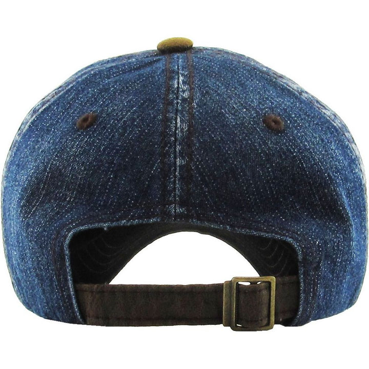 ROCK N ROLL VINTAGE BALLCAP - BLÅ DENIM