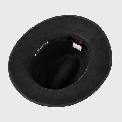 MJM Mauk Black Wool Felt Hat - Waterproof & Crushalle