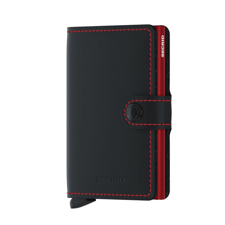 Secrid Miniwallet Mat Black & Red