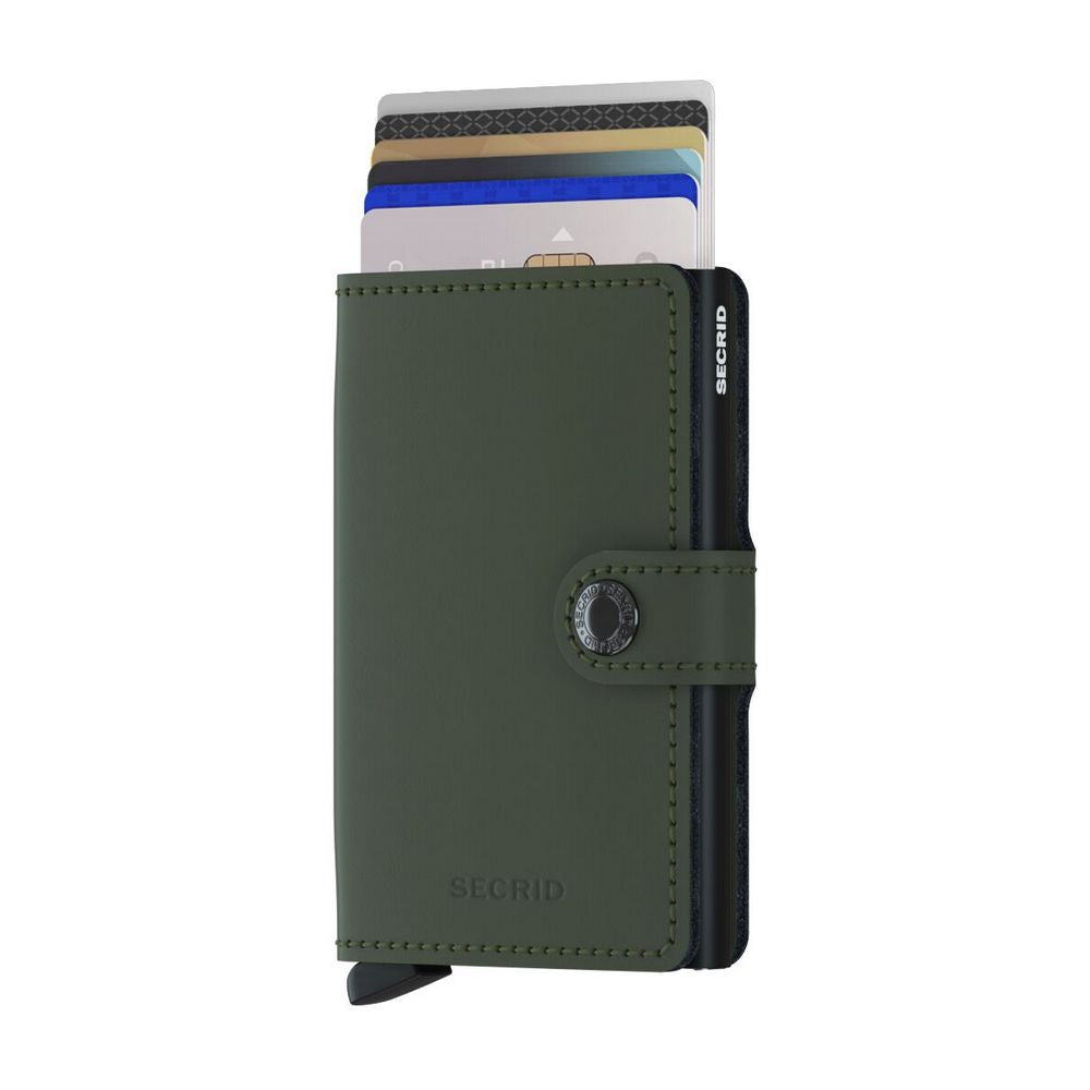 Secrid Miniwallet Mat Green & Black