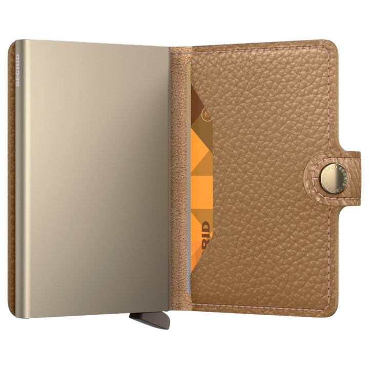 SECRID 
Miniwallet Pebble Cappuccino - Kortholder fra SECRID hos The Prince Webshop