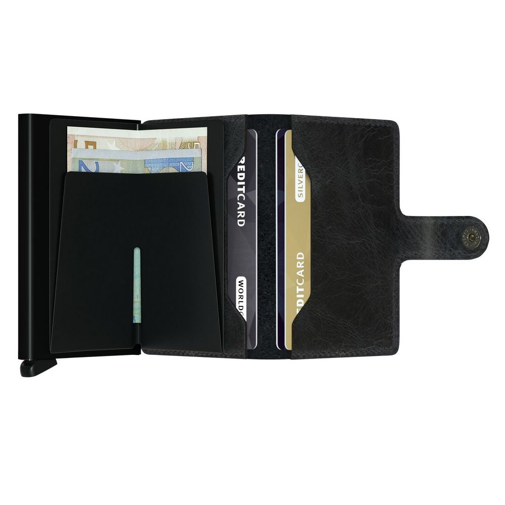 SECRID MINIWALLET Vintage Sort - Kortholder fra SECRID hos The Prince Webshop