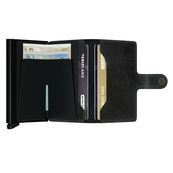 SECRID MINIWALLET Vintage Sort - Kortholder fra SECRID hos The Prince Webshop