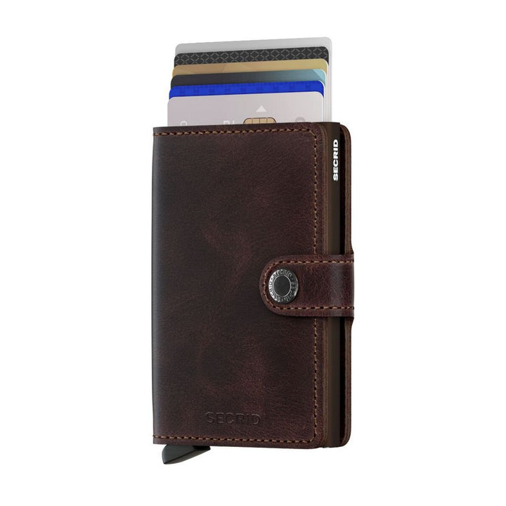 SECRID MINIWALLET Vintage Chokolate - Kortholder fra SECRID hos The Prince Webshop