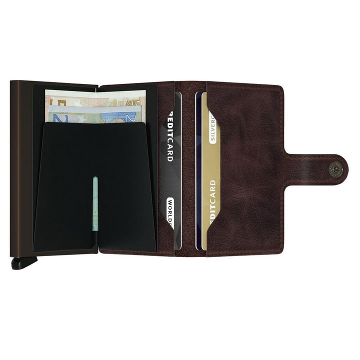 SECRID MINIWALLET Vintage Chokolate - Kortholder fra SECRID hos The Prince Webshop
