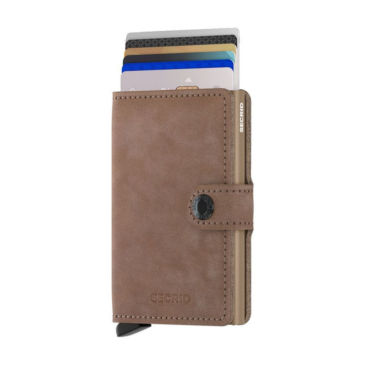 SECRID MINIWALLET Vintage Taupe - Kortholder fra SECRID hos The Prince Webshop