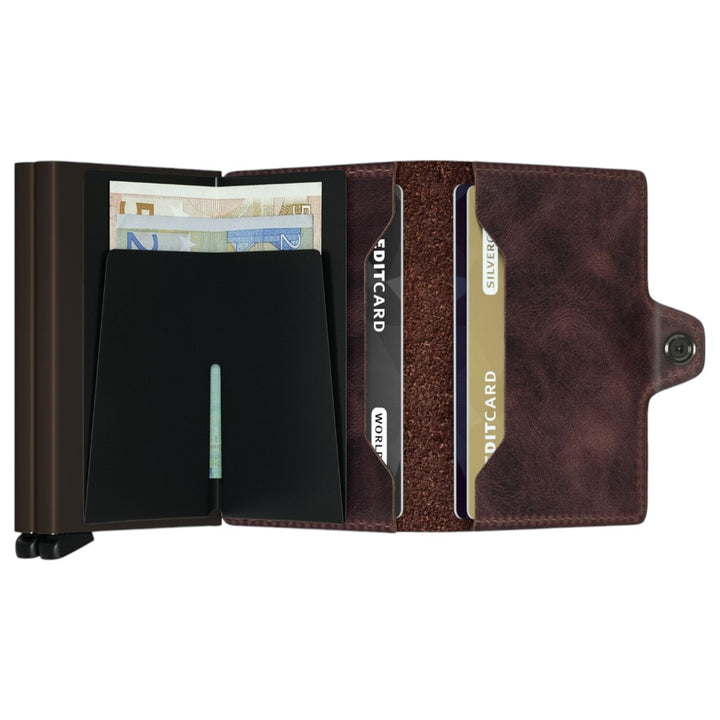 SECRID 
Twinwallet Vintage Chocolate - Kortholder fra SECRID hos The Prince Webshop