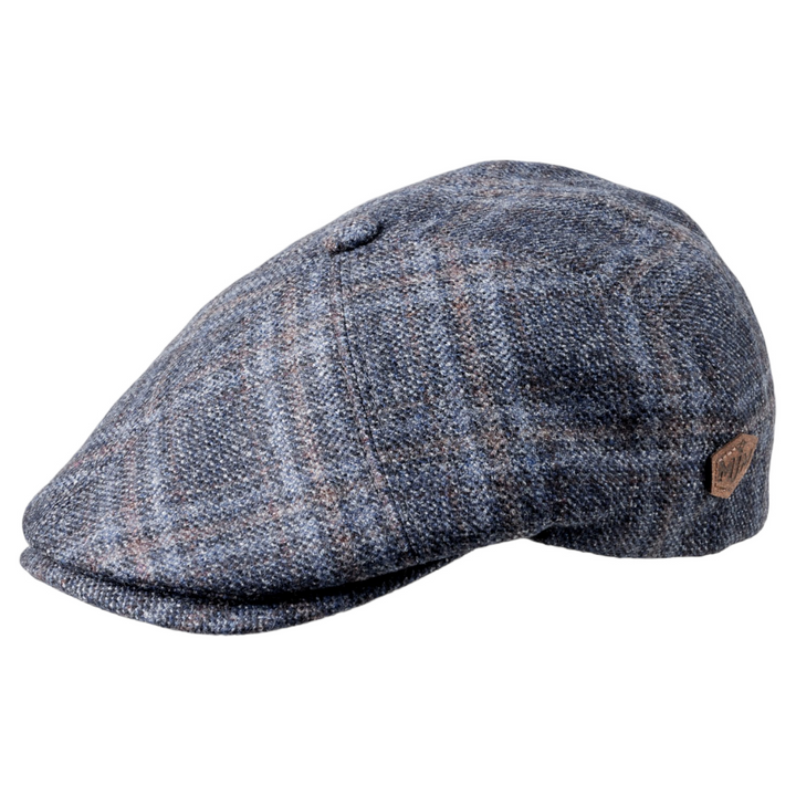 MJM Rebel 32 Virgin Wool Blue Check Sixpence