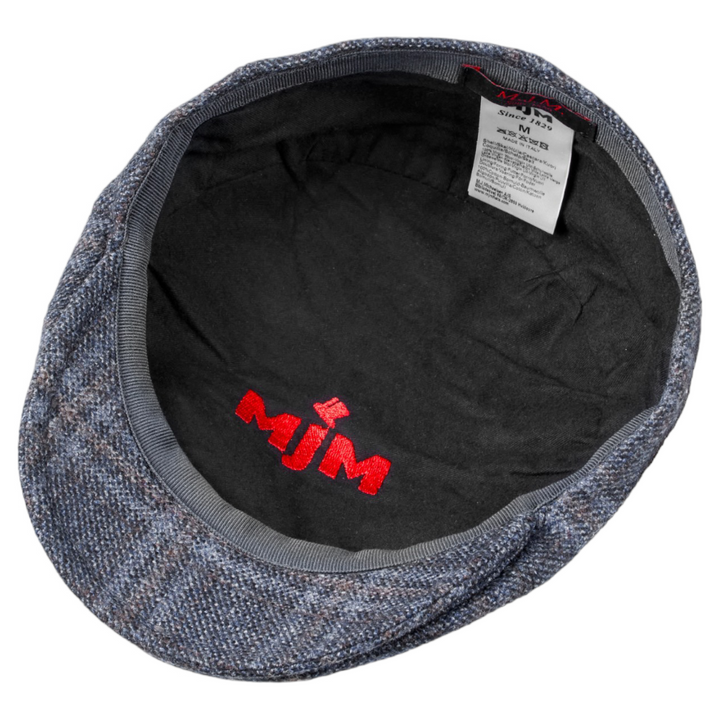 MJM Rebel 32 Virgin Wool Blue Check Sixpence