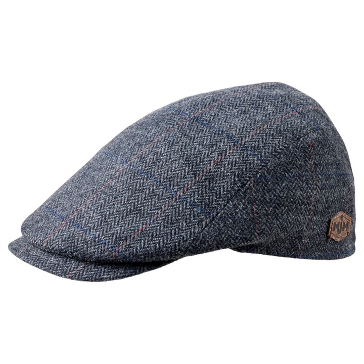 MJM Bang 32 Wool Mix Grey Herringbone Sixpence