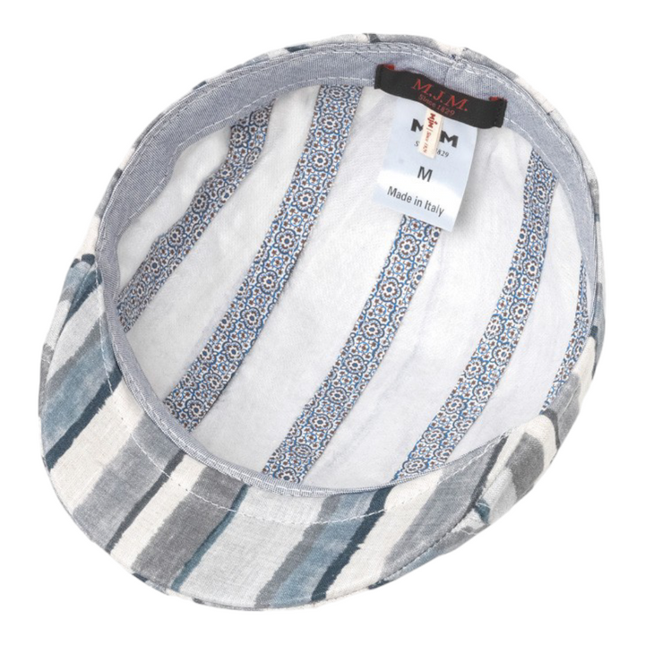 MJM Maddy 41 Linen Blue Stripe Sixpence