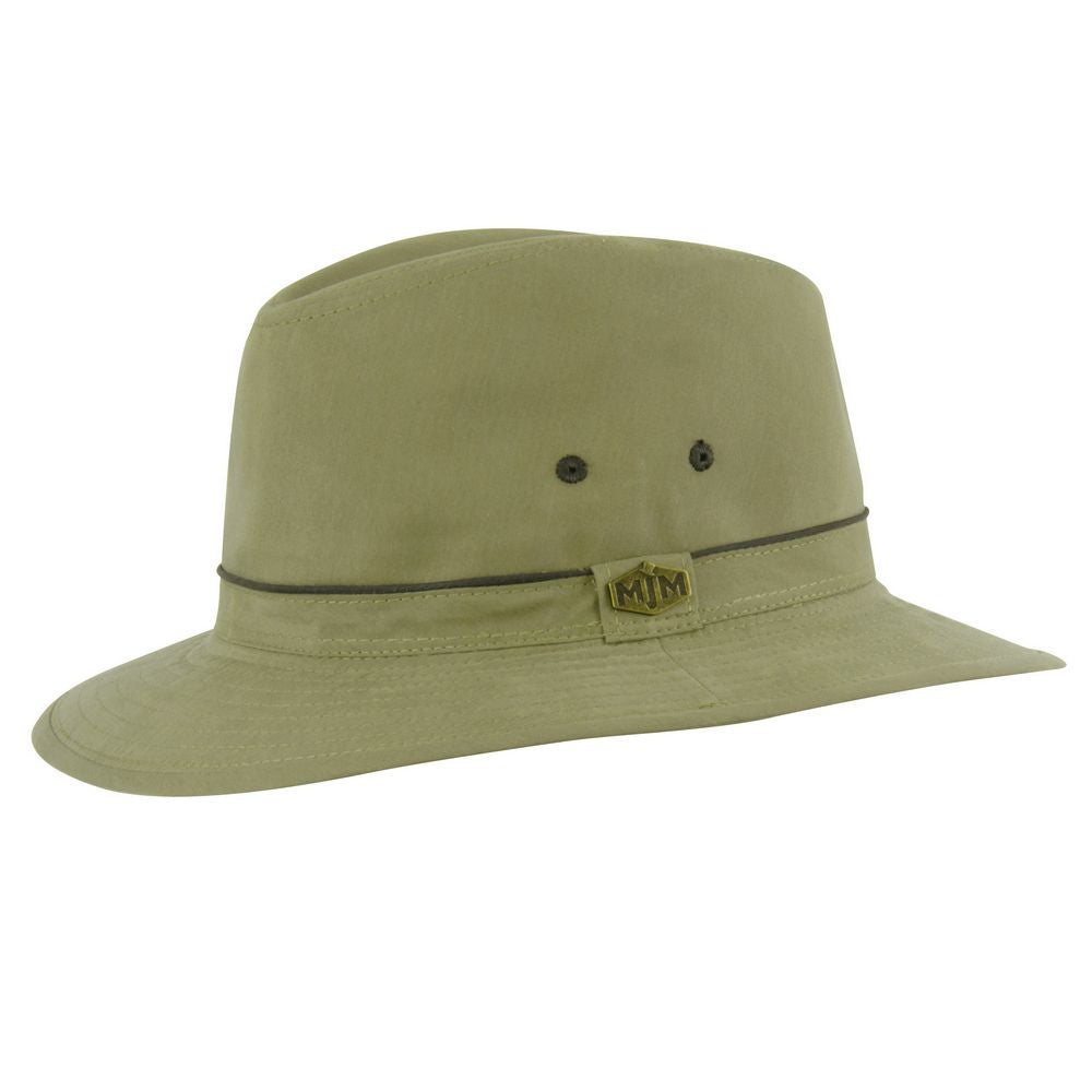 MJM Travel Cotton Mix Olive - Coolmax Summer Hat