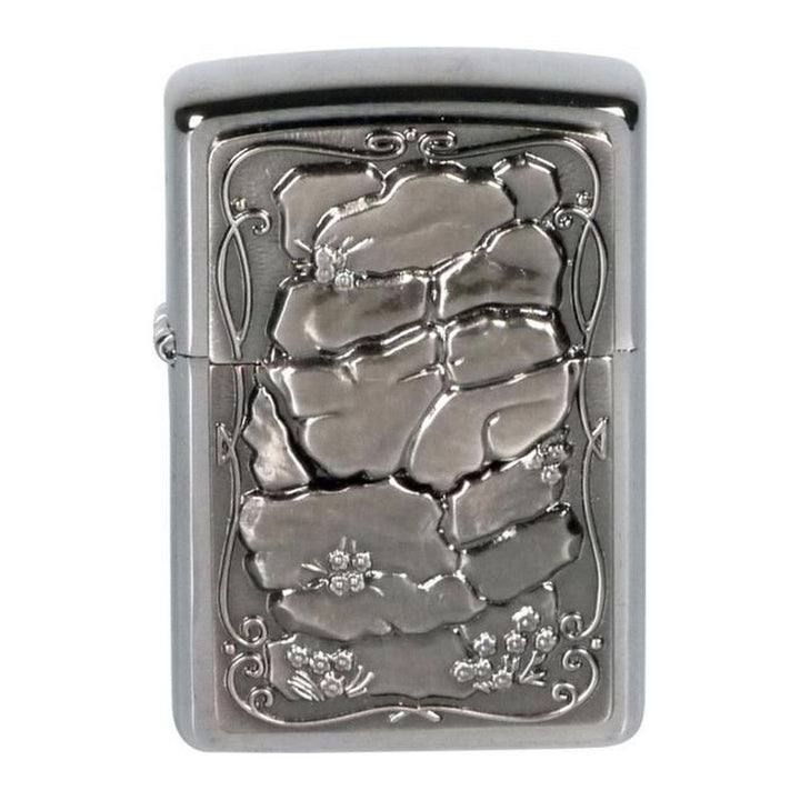 Zippo ödla trick 2 lättare i svart/röd träbås