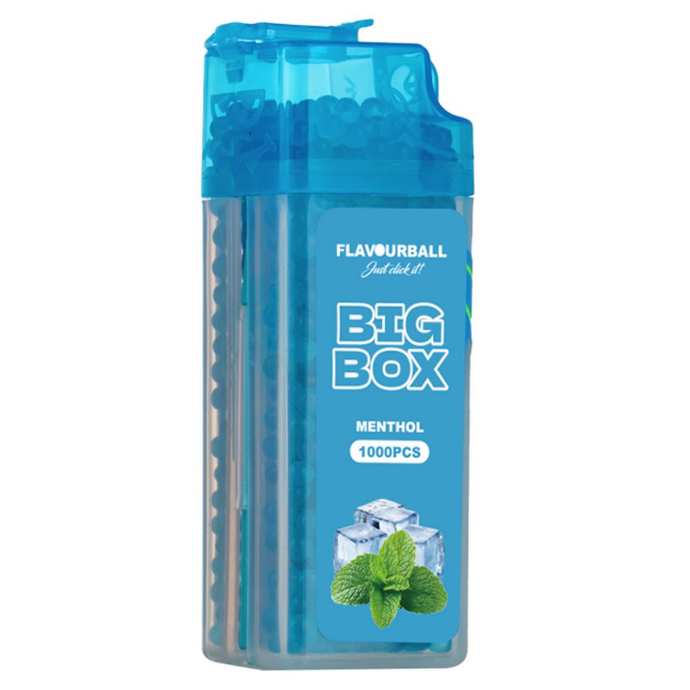 1000 stk Menthol Flavour Balls Aroma Kugler i Big Box