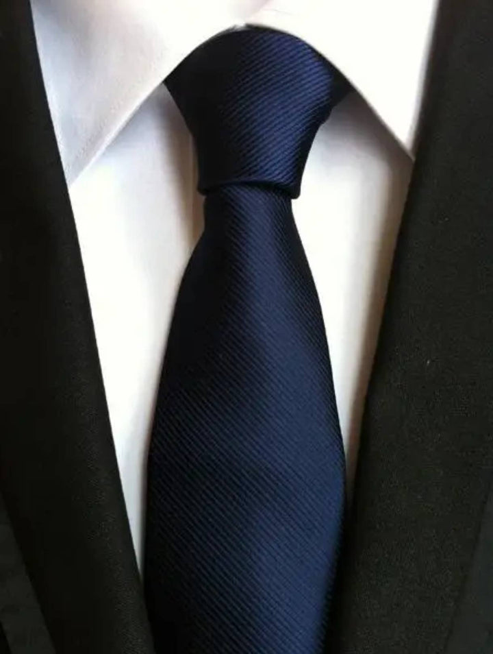 Slips i satin - Navy blue - Slips fra Yves Enzo hos The Prince Webshop