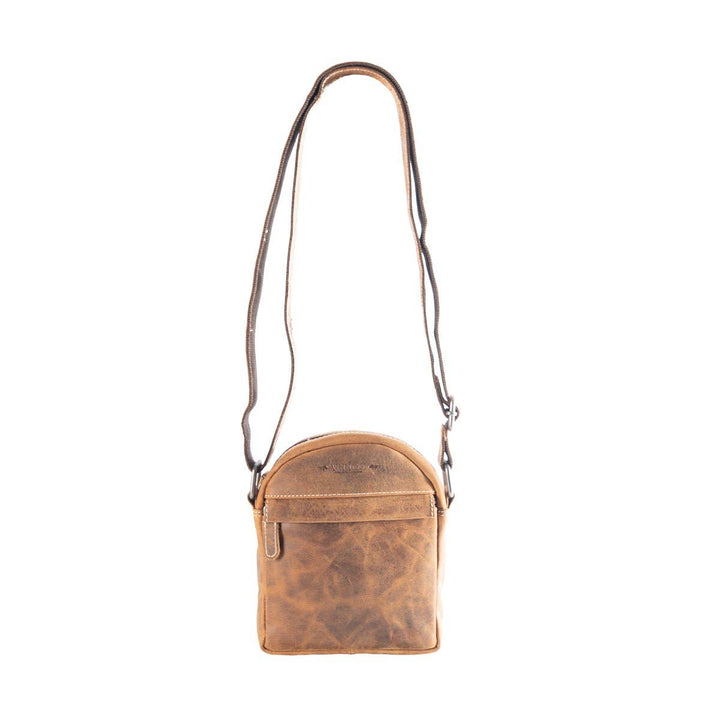 Arrigo Shoulder &amp; Crossbody Bag - Buffalo Leather - Cognac