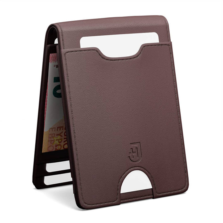 Smart wallet in slim leather for men