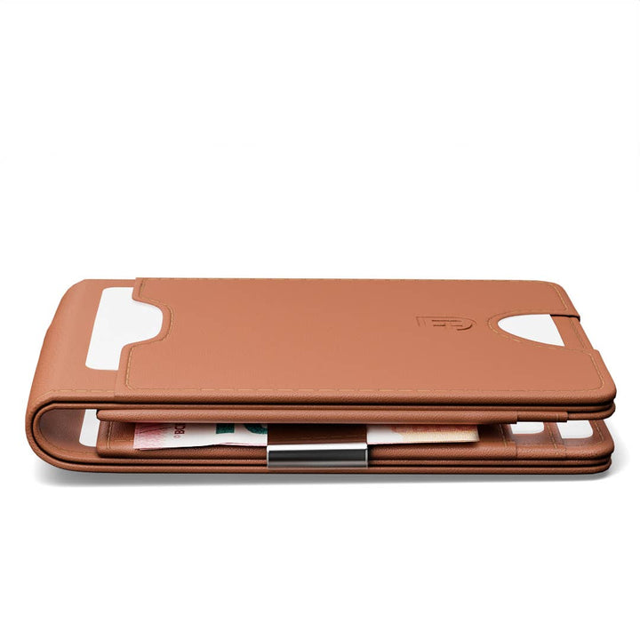 Smart wallet in slim leather for men
