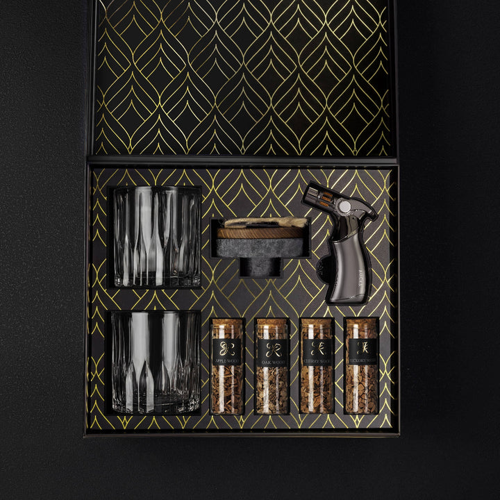 ROCKS Gift Set: Whiskey and Cocktail Smoking Set