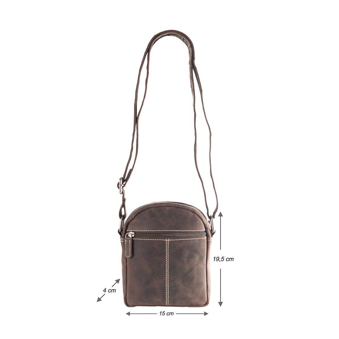 Arrigo Shoulder &amp; Crossbody Bag - Buffalo Leather - Cognac