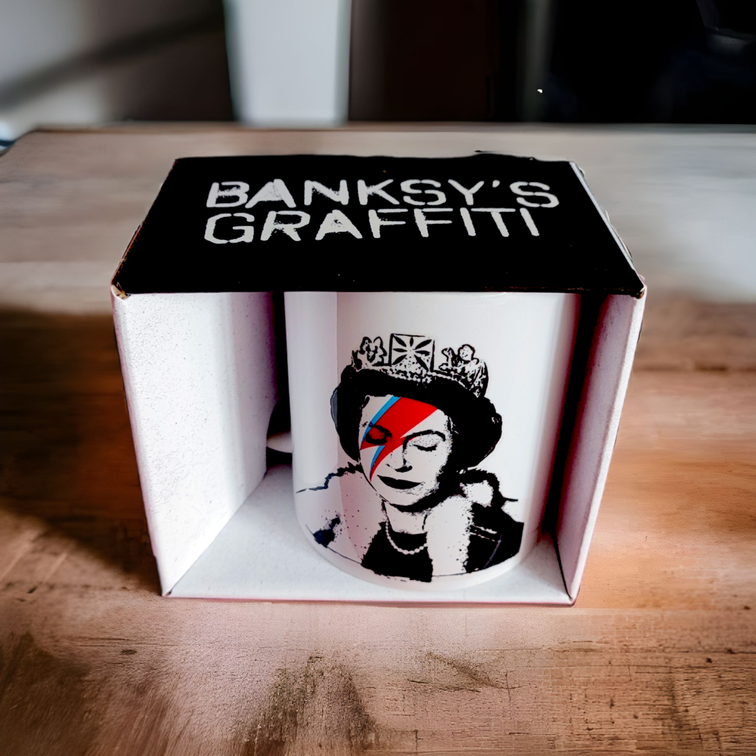 Banksy Ceramic Mug 325ml - Lizzy Stardust