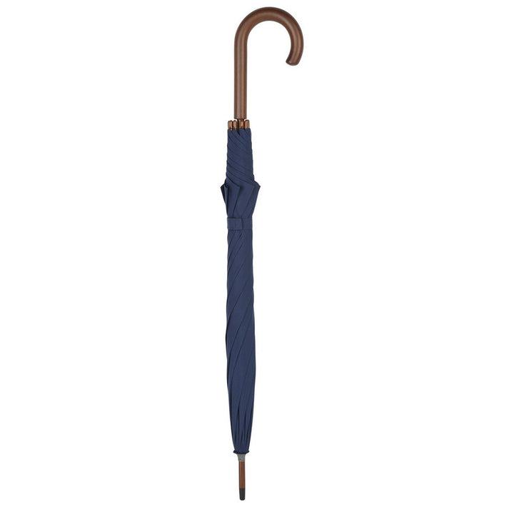 Hampton Dark Blue Crook Paraply - Dark Blue Paraply