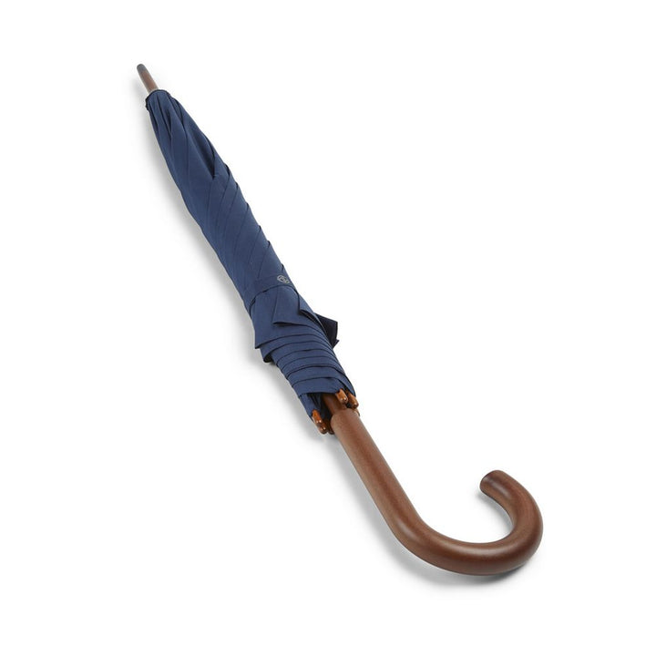 Hampton Dark Blue Crook Paraply - Dark Blue Paraply