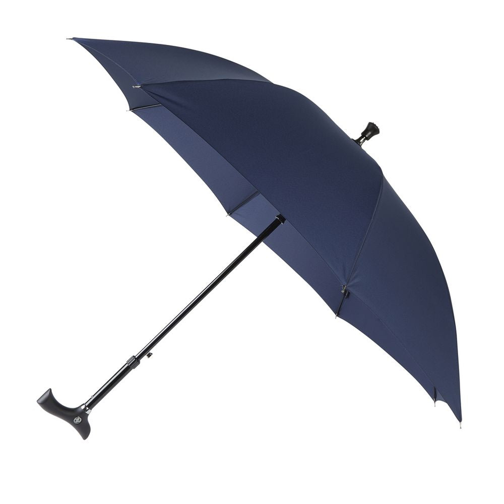 Navy Walking Stick Umbrella - Paraply Stok Combi