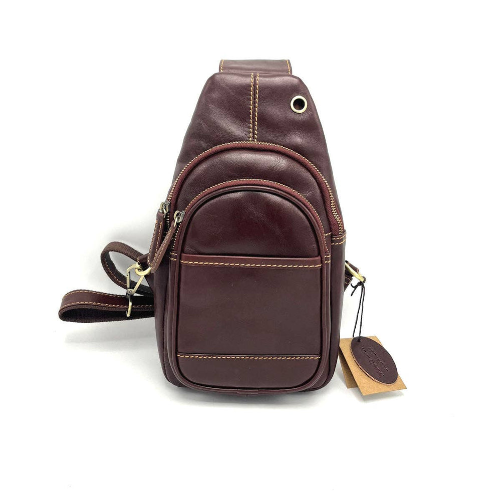 Nazareno Gabrielli Læder Crossbody Taske til Mænd - Vælg Farve - Taske fra Nazareno Gabrielli hos The Prince Webshop