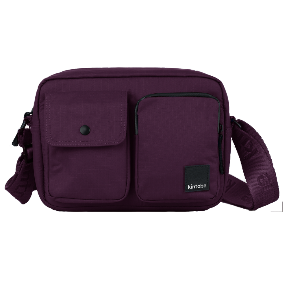 KINTOBE MILES cross body - Deep Aubergine