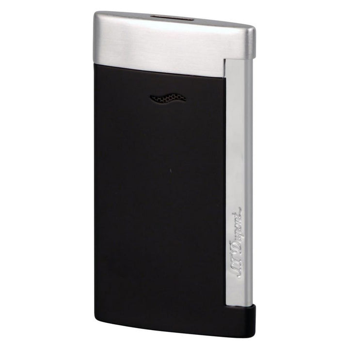 Dupont Slim 7 - Black Matte Chrome Jet Lighter