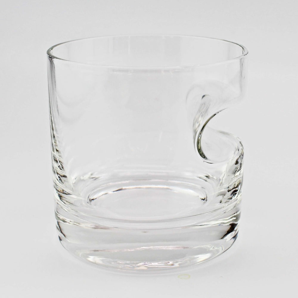 Klassisk Whiskey Glas med Cigarholder - Whiskey Glas fra WINKEE hos The Prince Webshop