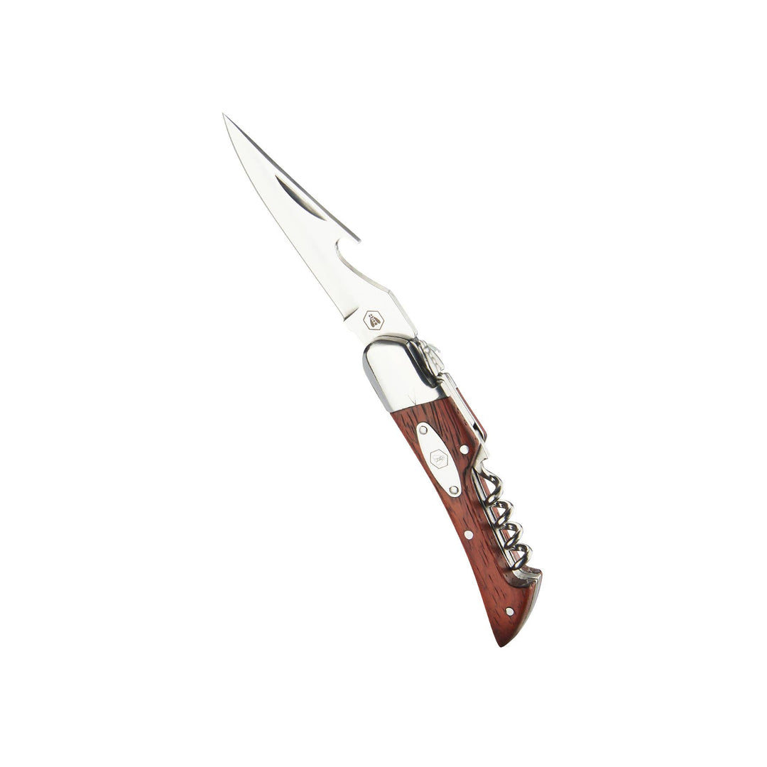 Laguiole Trifunction Folding Knife - Pocket Knife and Bottle Opener