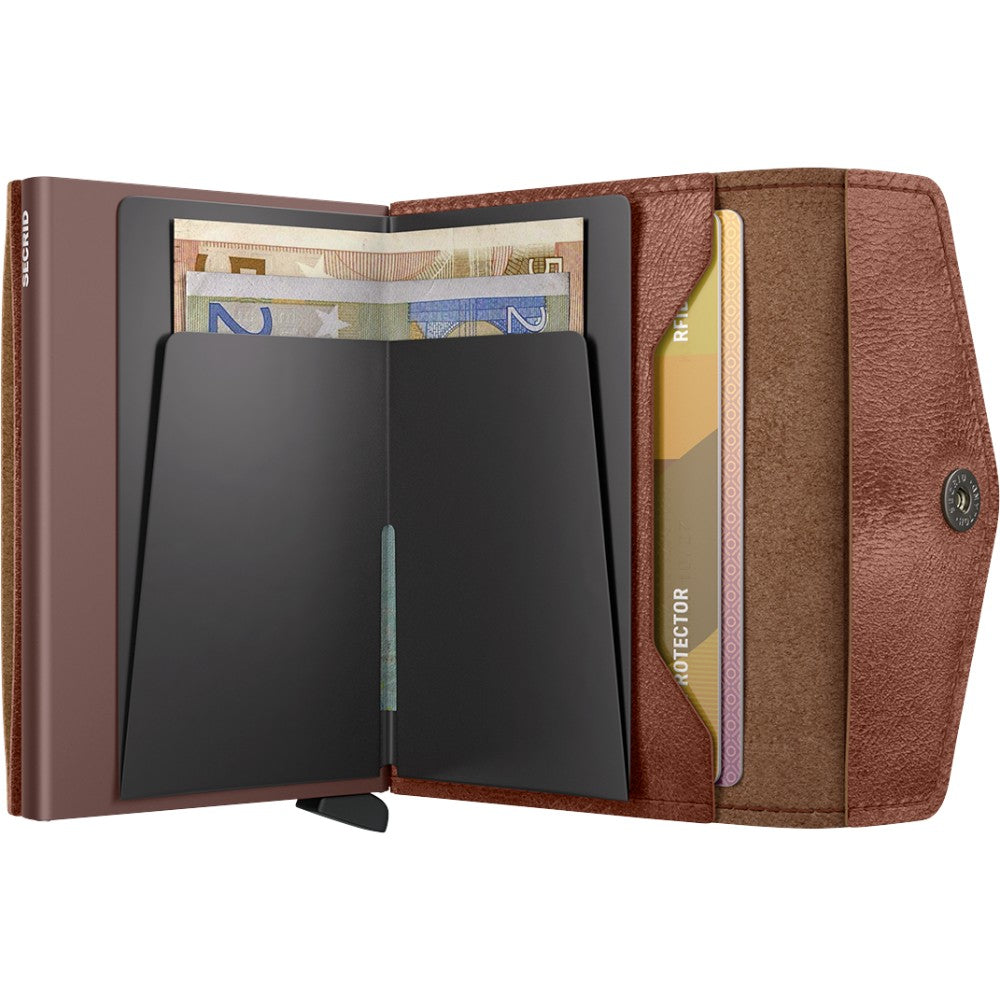 SECRID ENVELOPE WALLET - Vintage Cognac