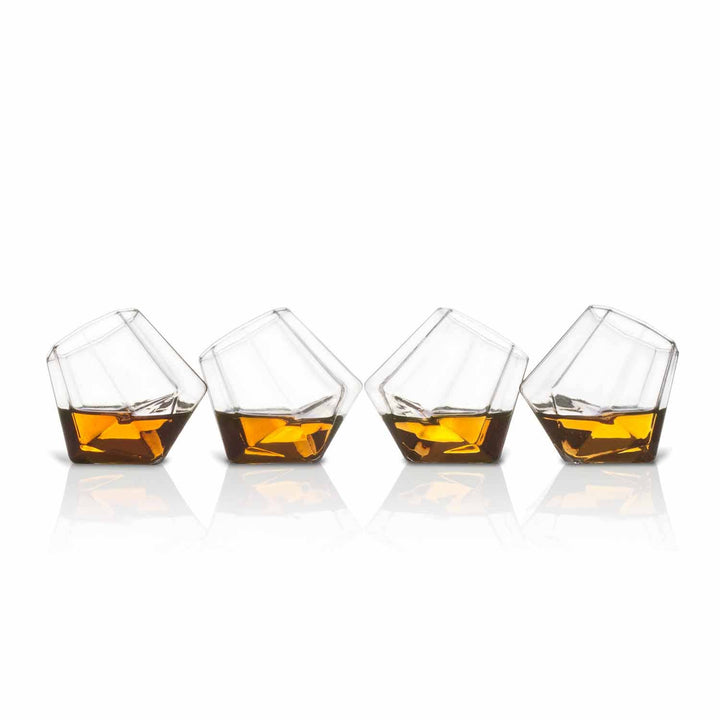 Mad Monkey Diamant Shot Glas - Sæt med 4