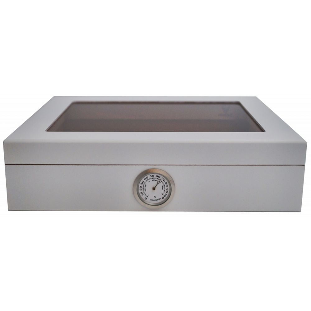 GERMANUS Mensalla Cigar Humidor - Hvid